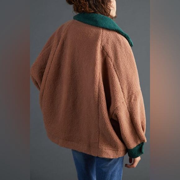 Anthropologie Colorblocked Oversized Jacket - Picture 2 of 8